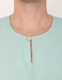 BAJU MELAYU PESAK MEGAT R/FIT (MINT GREEN)